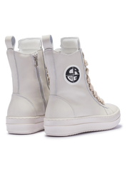 MIRAGE – Cream Leather with Cream Laces