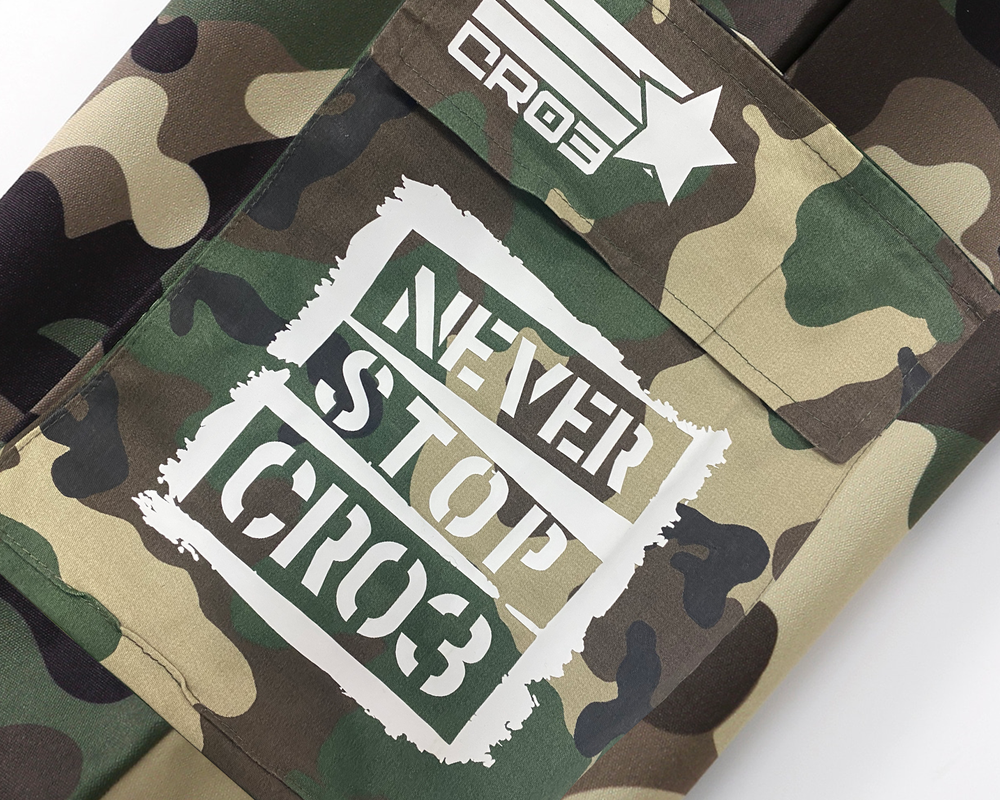 Pants Camouflage W with stamp-Pants-CRISTIANZEROTRE