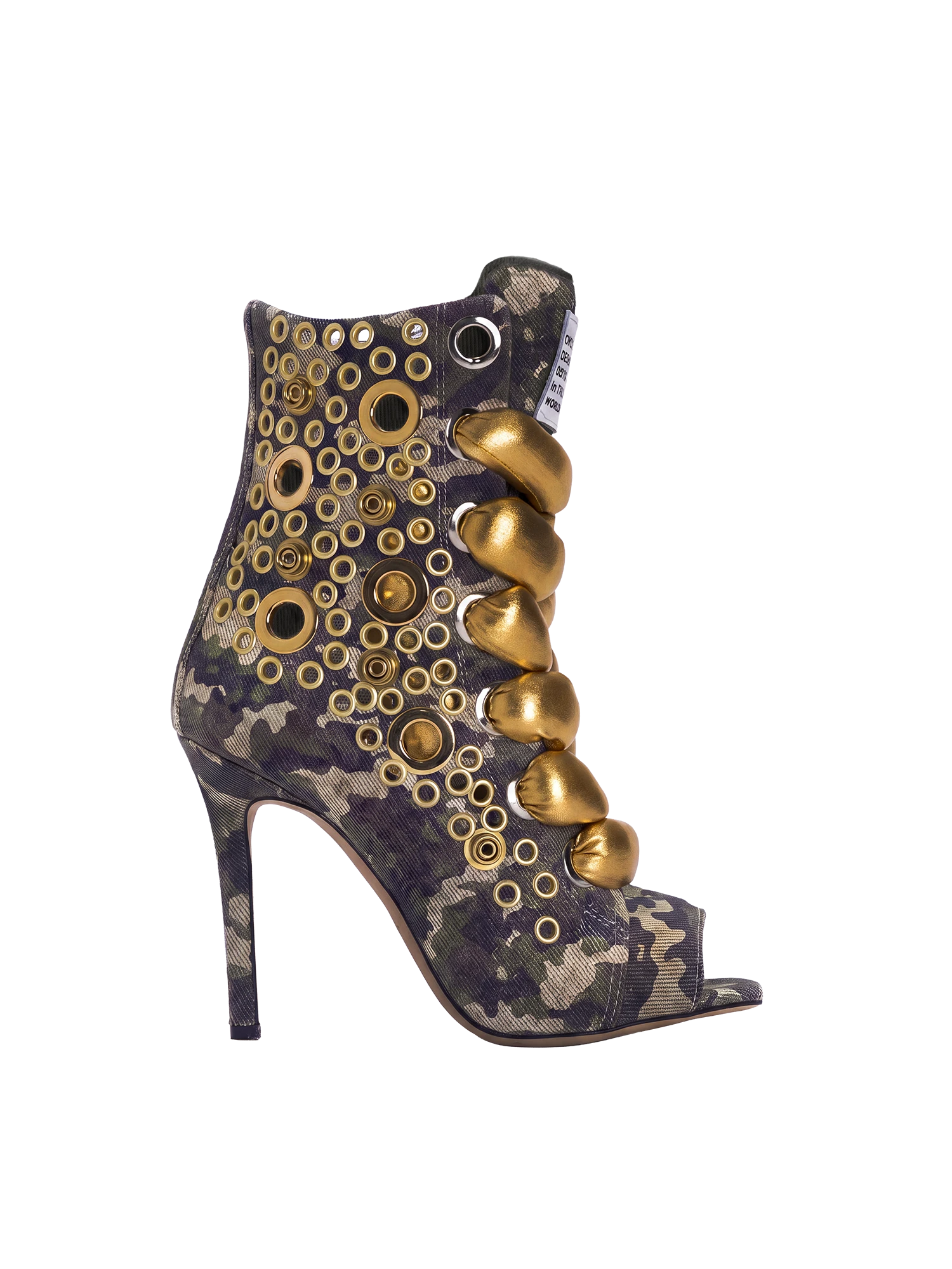 RUSH — Camouflage mit goldfarbener Kette
