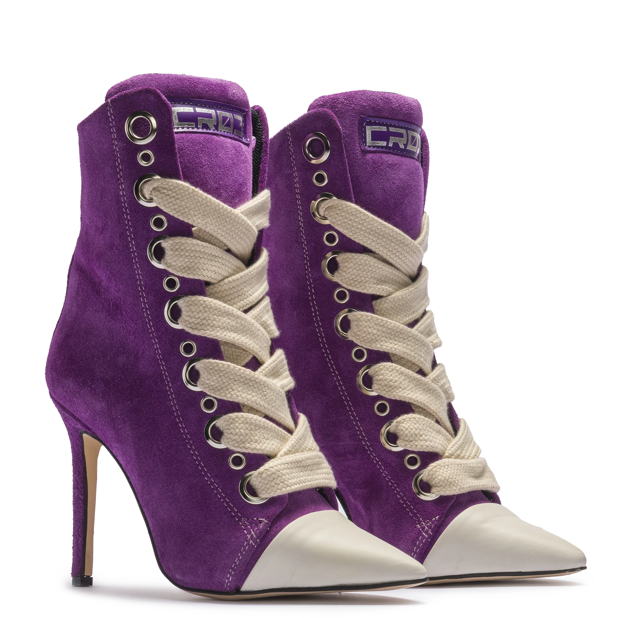 RUSH – Pelle scamosciata viola