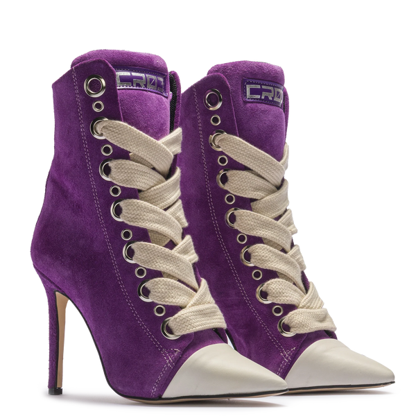 RUSH – Pelle scamosciata viola