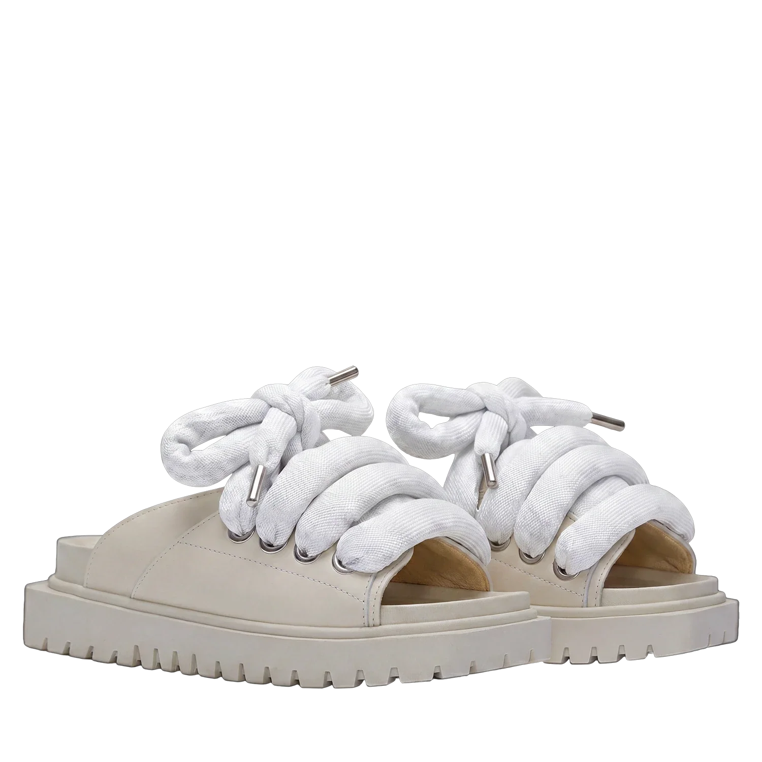 Sandal - Cream Leather - LT Ice