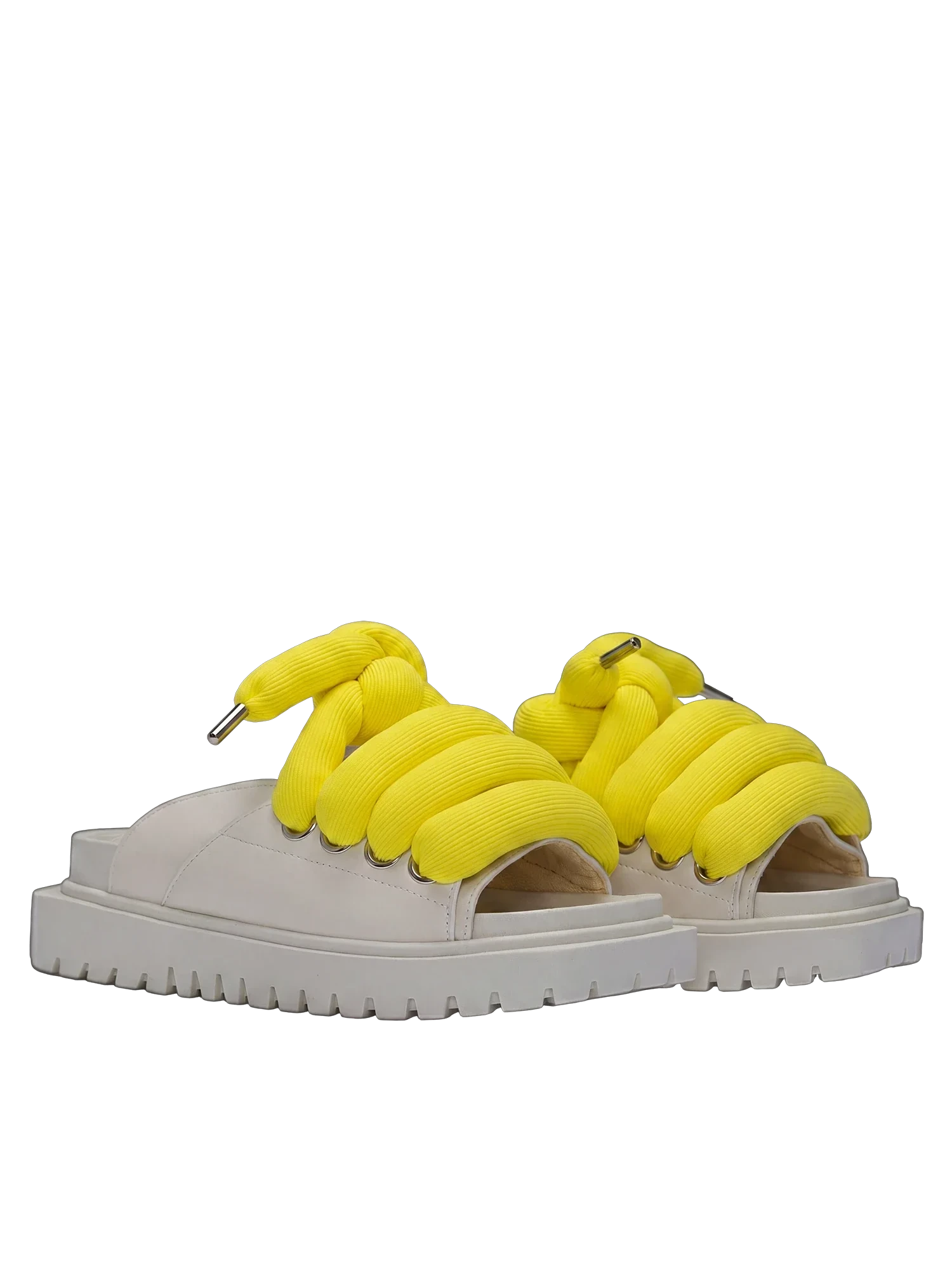 Sandalo — Pelle crema — TB Giallo
