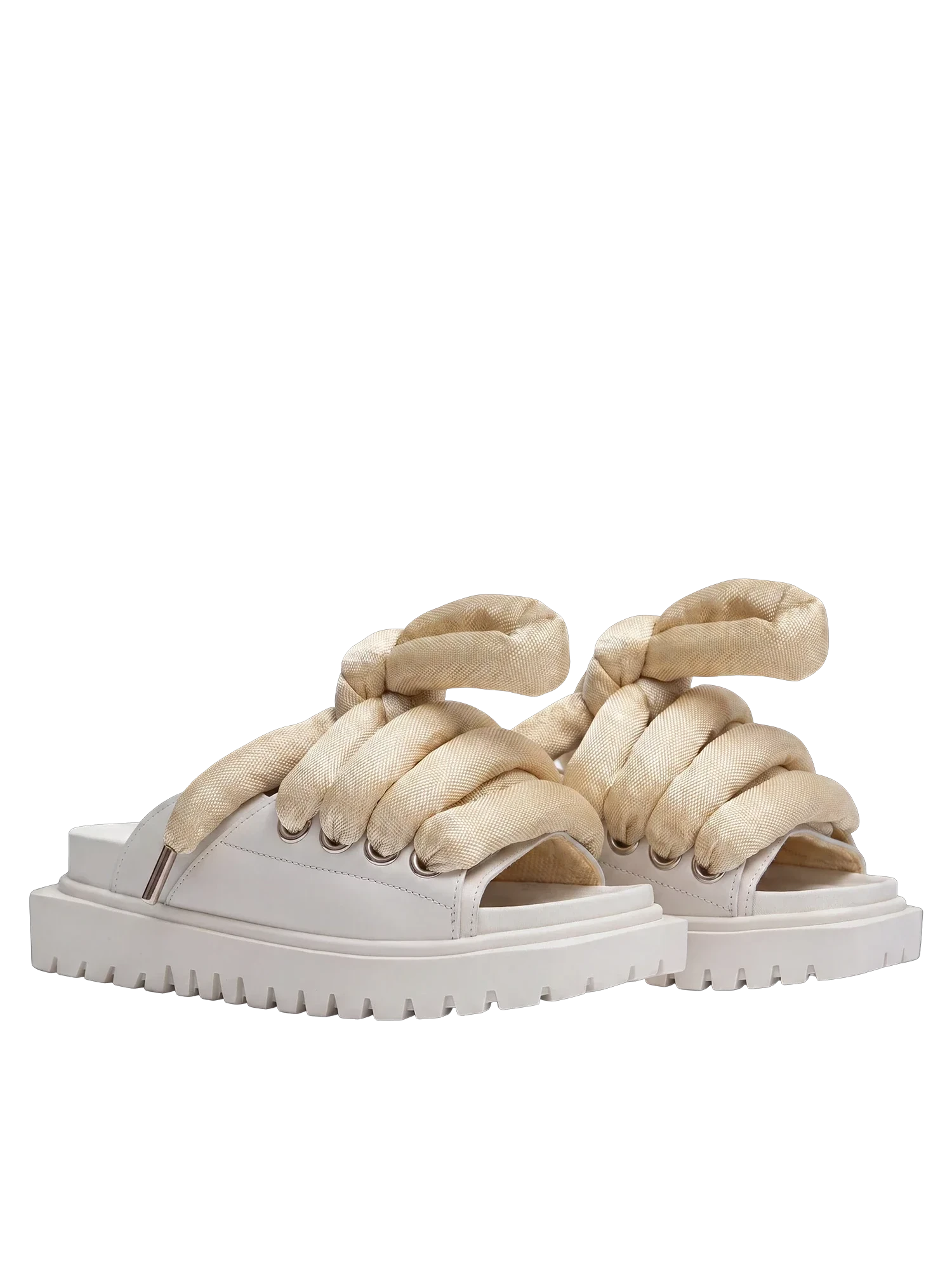 Sandalo — Pelle crema — LT Oro
