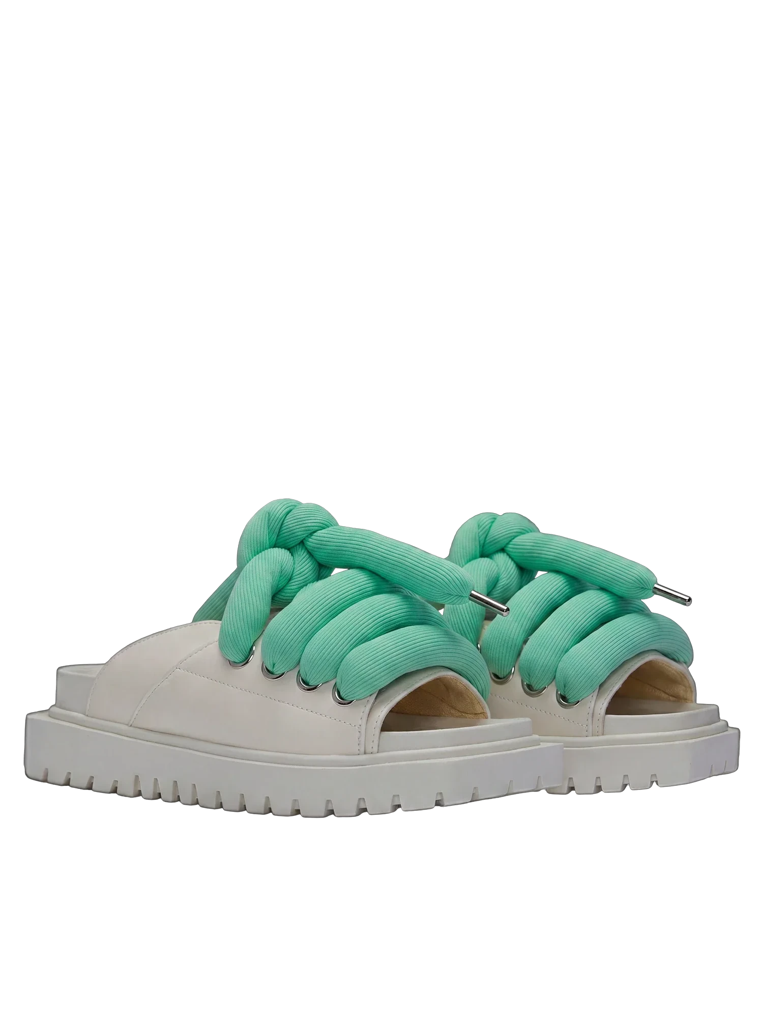 Sandale — Piele crem — TB Smarald