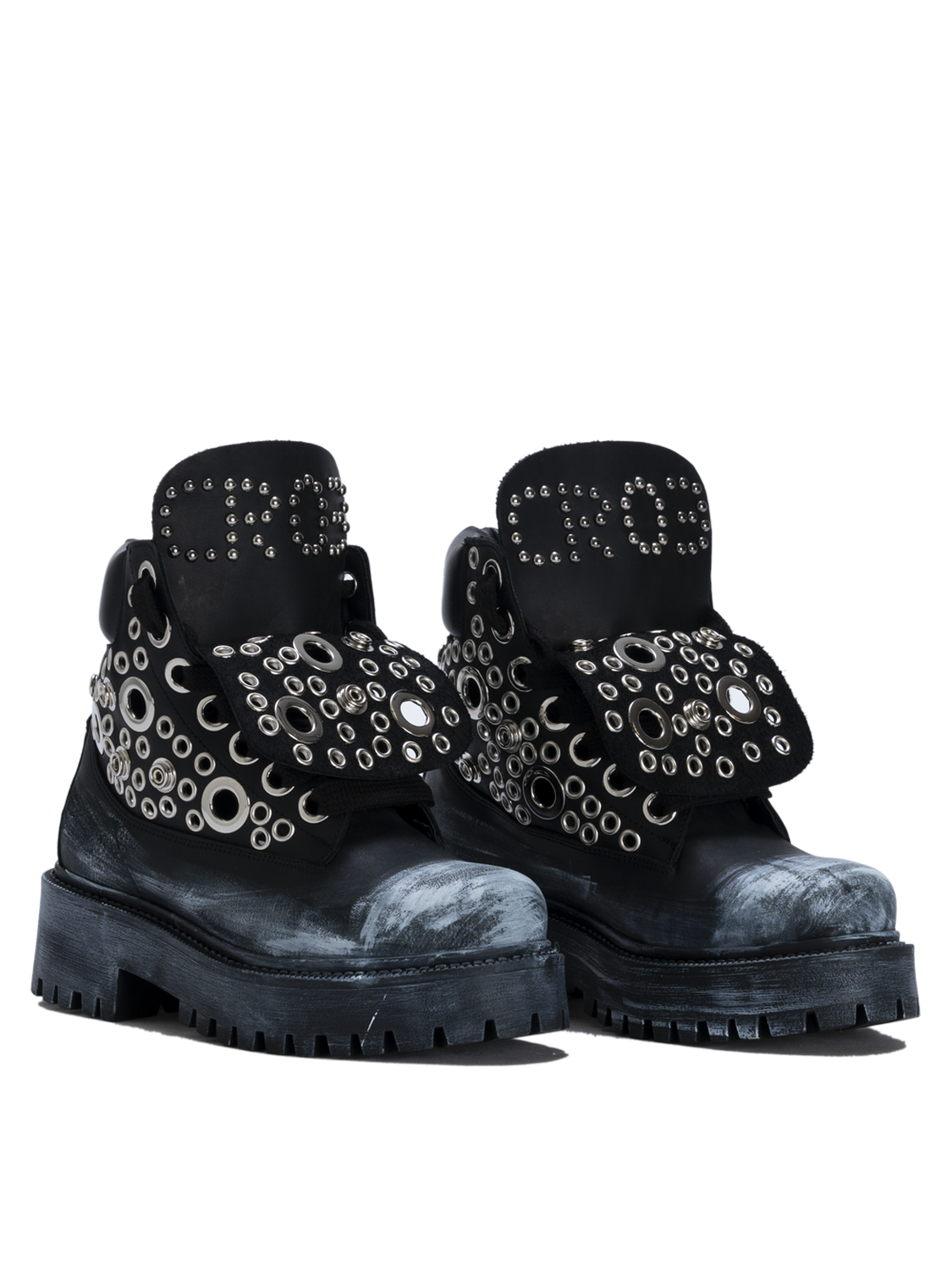 STARBOOT CUSTOM — Ediție neagră cu ocheți argintii