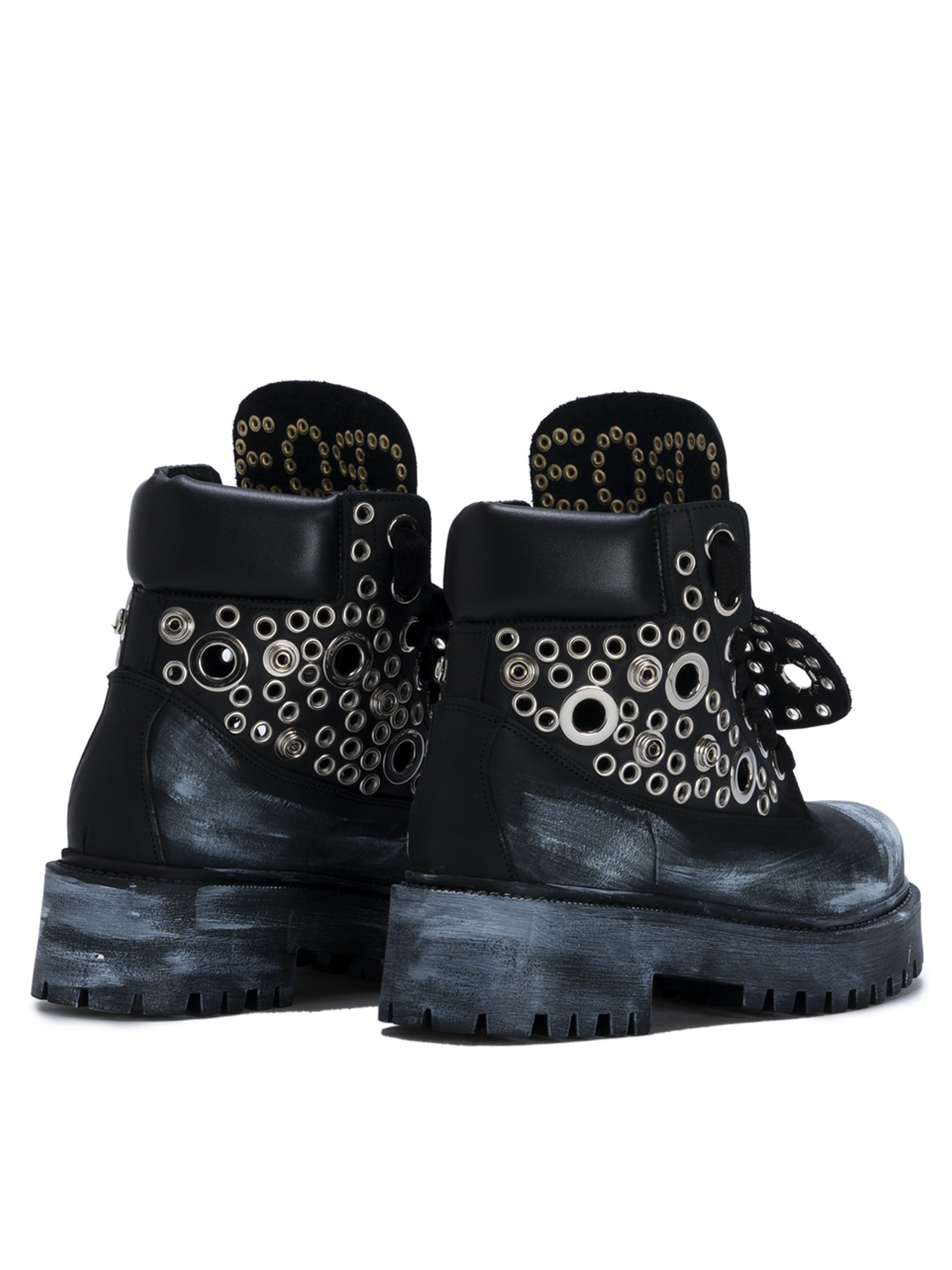 STARBOOT CUSTOM — Ediție neagră cu ocheți argintii