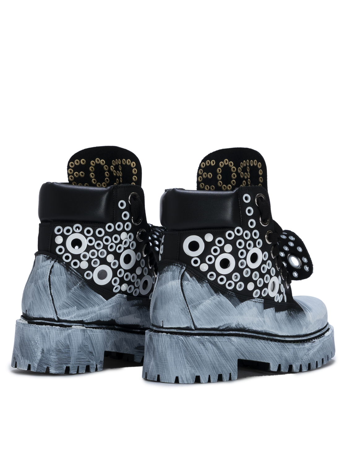 STARBOOT CUSTOM — Ediție albă pictată cu ocheți