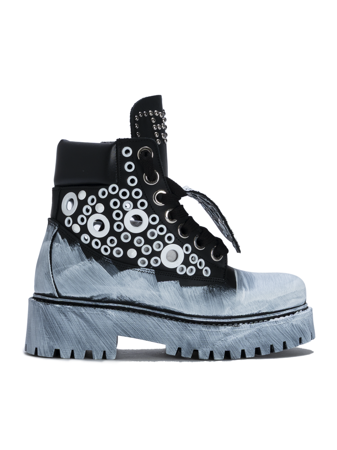 STARBOOT CUSTOM — Ediție albă pictată cu ocheți
