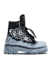STARBOOT CUSTOM — Ediție albă pictată cu ocheți