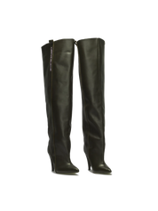 STORM – Stivali Alti Verde Scuro con Tacco