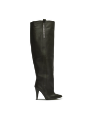 STORM – Stivali Alti Verde Scuro con Tacco