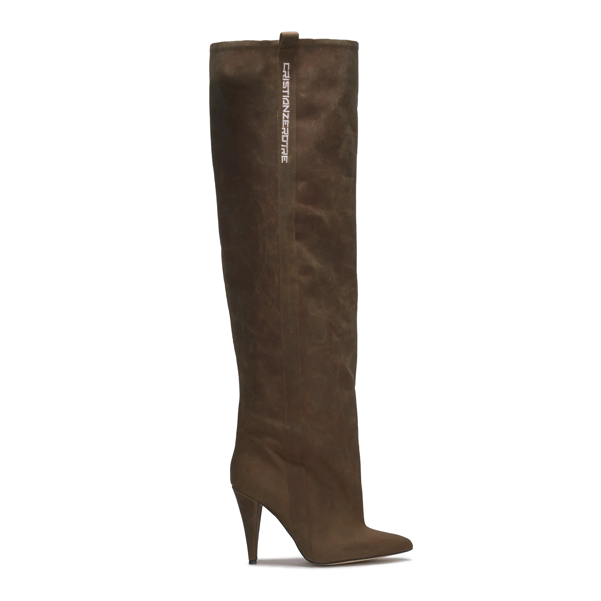 STORM – Stivali Alti in Pelle Vintage Marrone Espresso