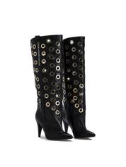 STORM – Bottines à œillets dorés