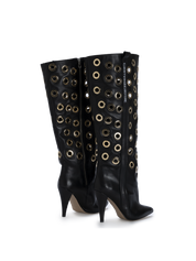 STORM – Bottines à œillets dorés