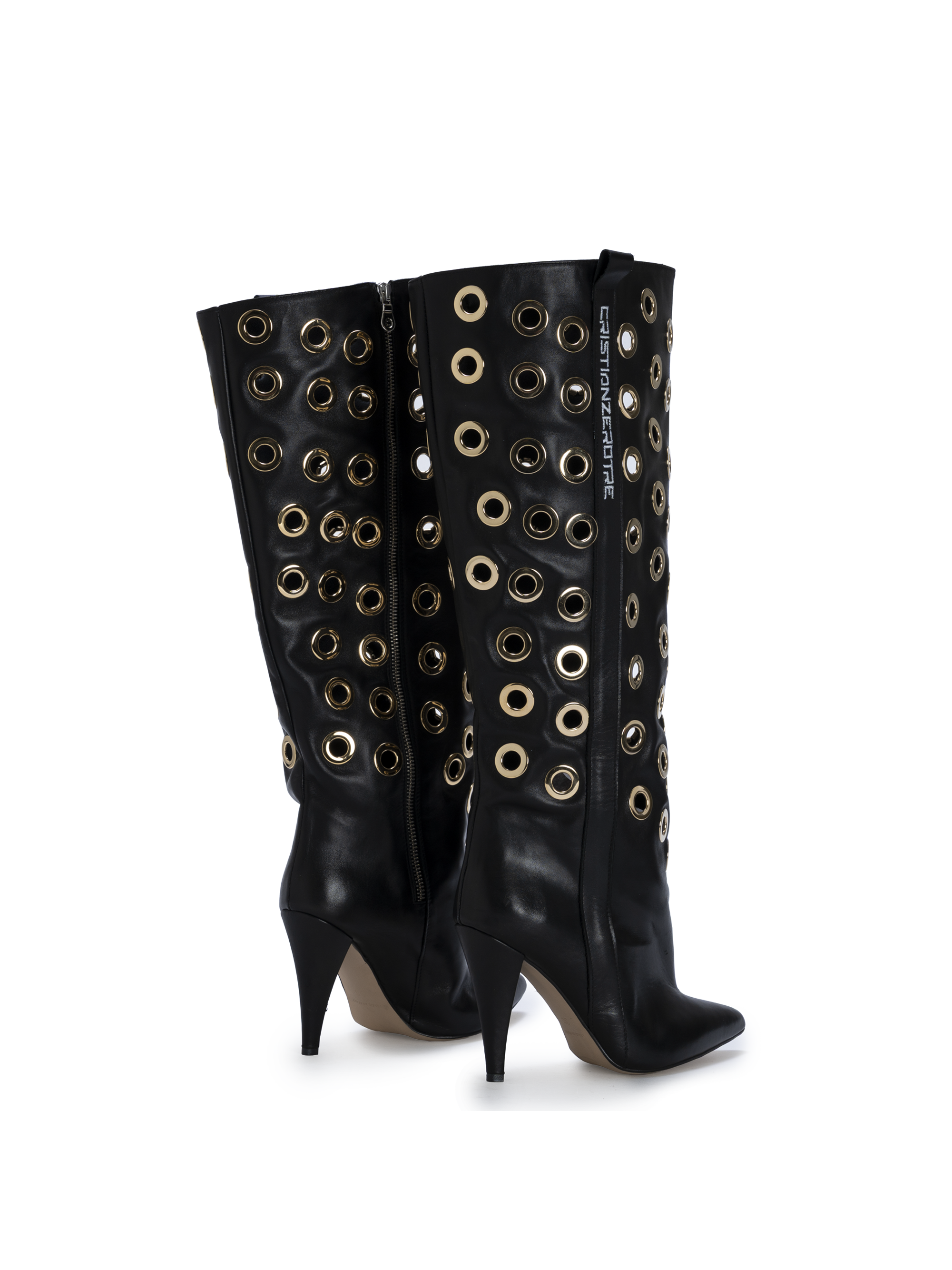 STORM – Bottines à œillets dorés