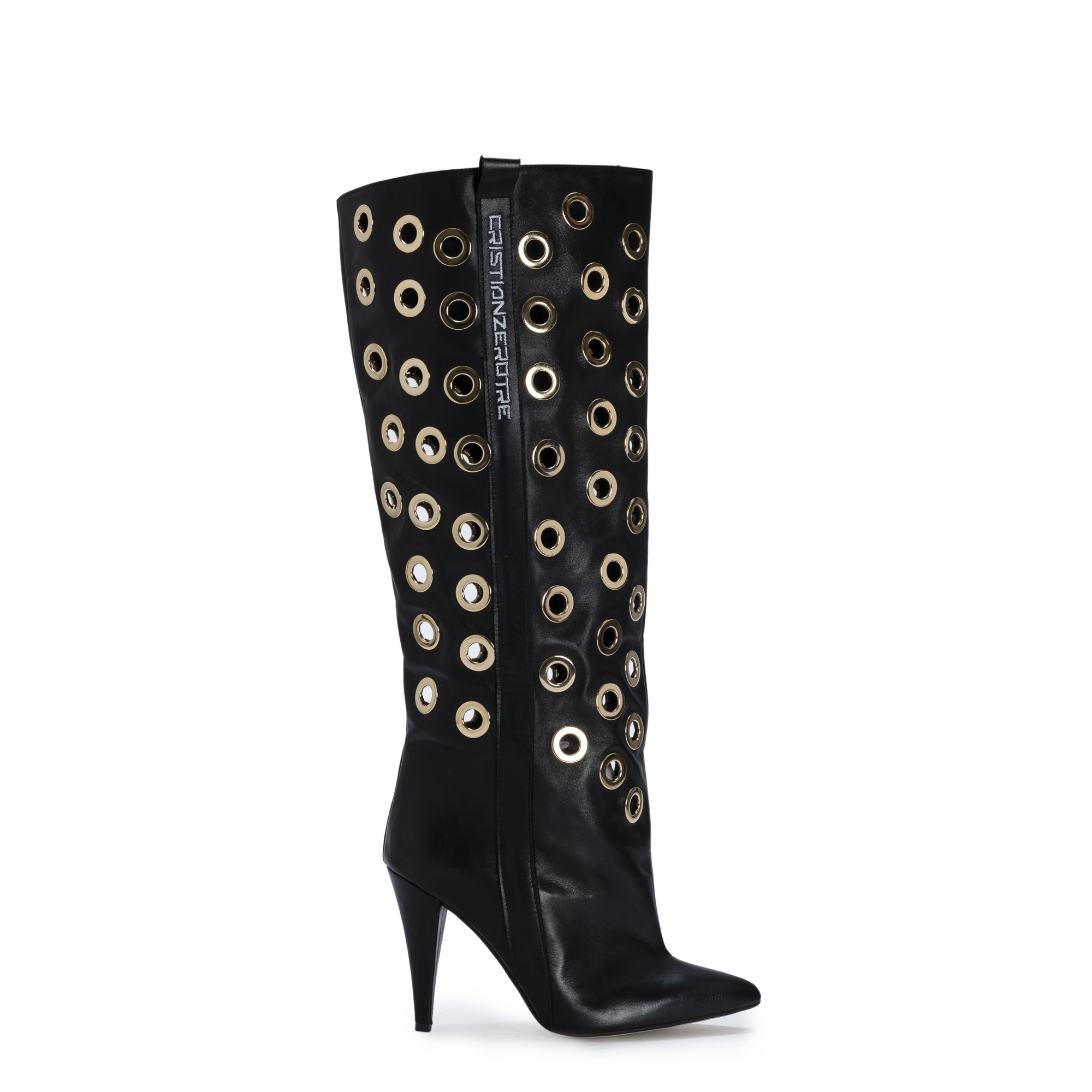 STORM – Gold Eyelet Boots