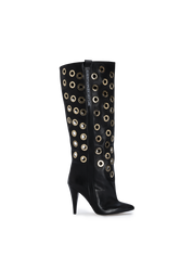 STORM – Bottines à œillets dorés