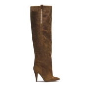 STORM – Stivali Alti in Pelle Vintage Marrone Distressed