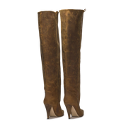 STORM – Stivali Alti in Pelle Vintage Marrone Distressed