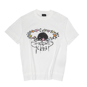 "Squint" White T-shirt-T-shirt-CRISTIANZEROTRE