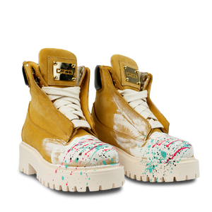 Starboot – Beige Handmade Nabuk-Sneaker-CRISTIANZEROTRE