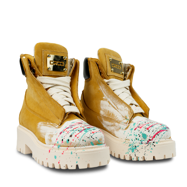 Starboot – Beige Handmade Nabuk-Sneaker-CRISTIANZEROTRE