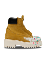 Starboot – Beige Handmade Nabuk-Sneaker-CRISTIANZEROTRE