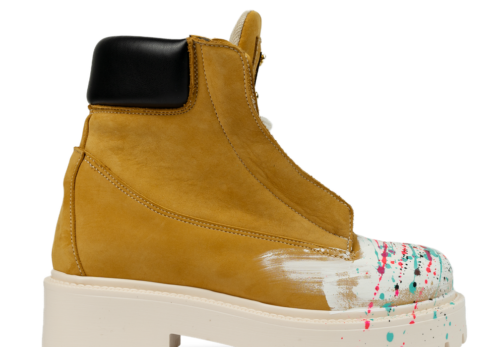 Starboot – Beige Handmade Nabuk-Sneaker-CRISTIANZEROTRE