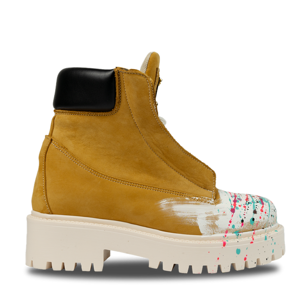 Starboot – Beige Handmade Nabuk-Sneaker-CRISTIANZEROTRE