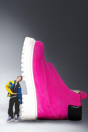 Starboot – Fuxia Nabuk-Sneaker-CRISTIANZEROTRE