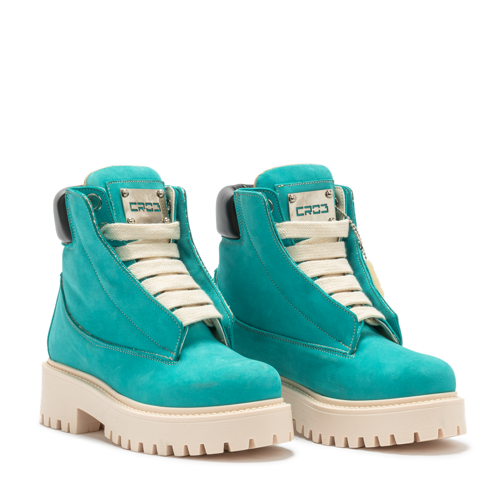 Starboot – Torquese Nabuk-Sneaker-CRISTIANZEROTRE