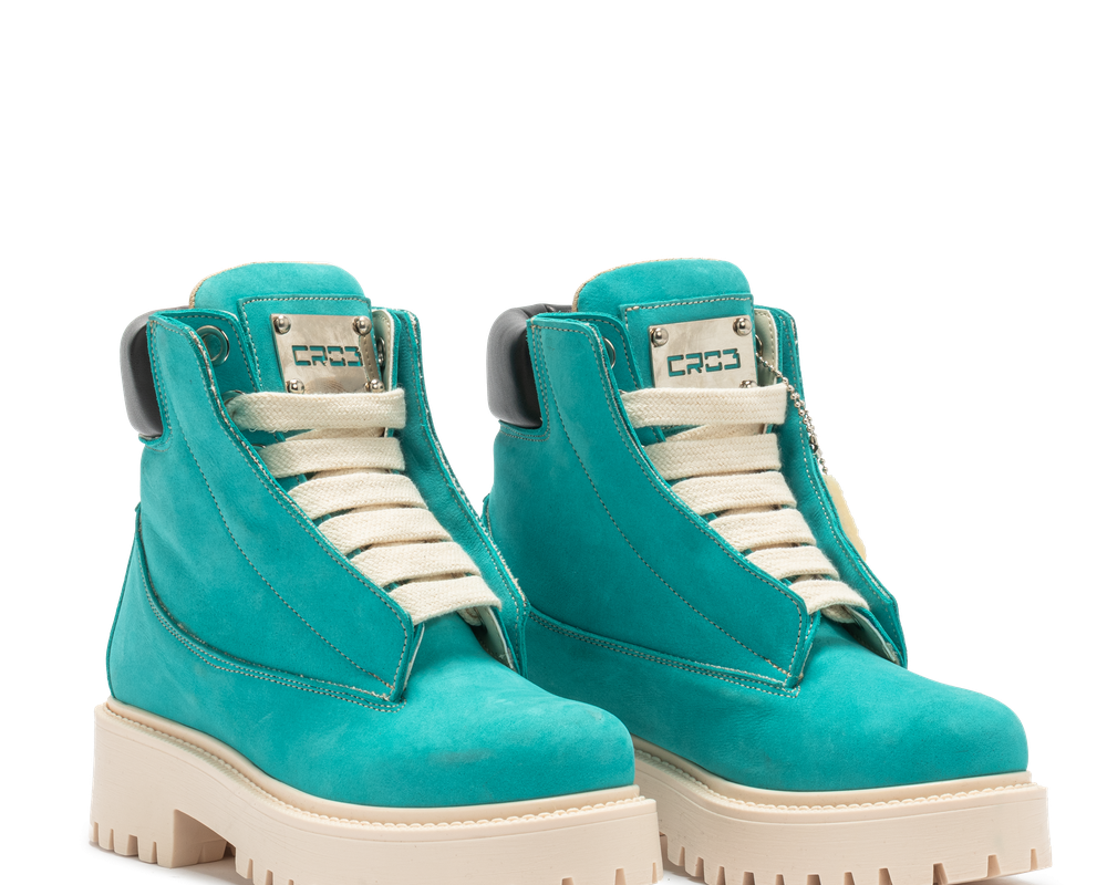 Starboot – Torquese Nabuk-Sneaker-CRISTIANZEROTRE