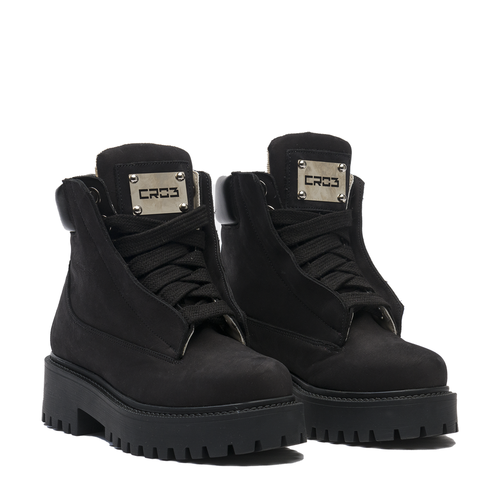 Starboot – Total Black Nabuk-Sneaker-CRISTIANZEROTRE