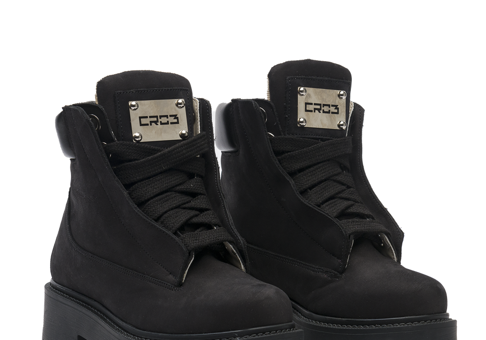 Starboot – Total Black Nabuk-Sneaker-CRISTIANZEROTRE
