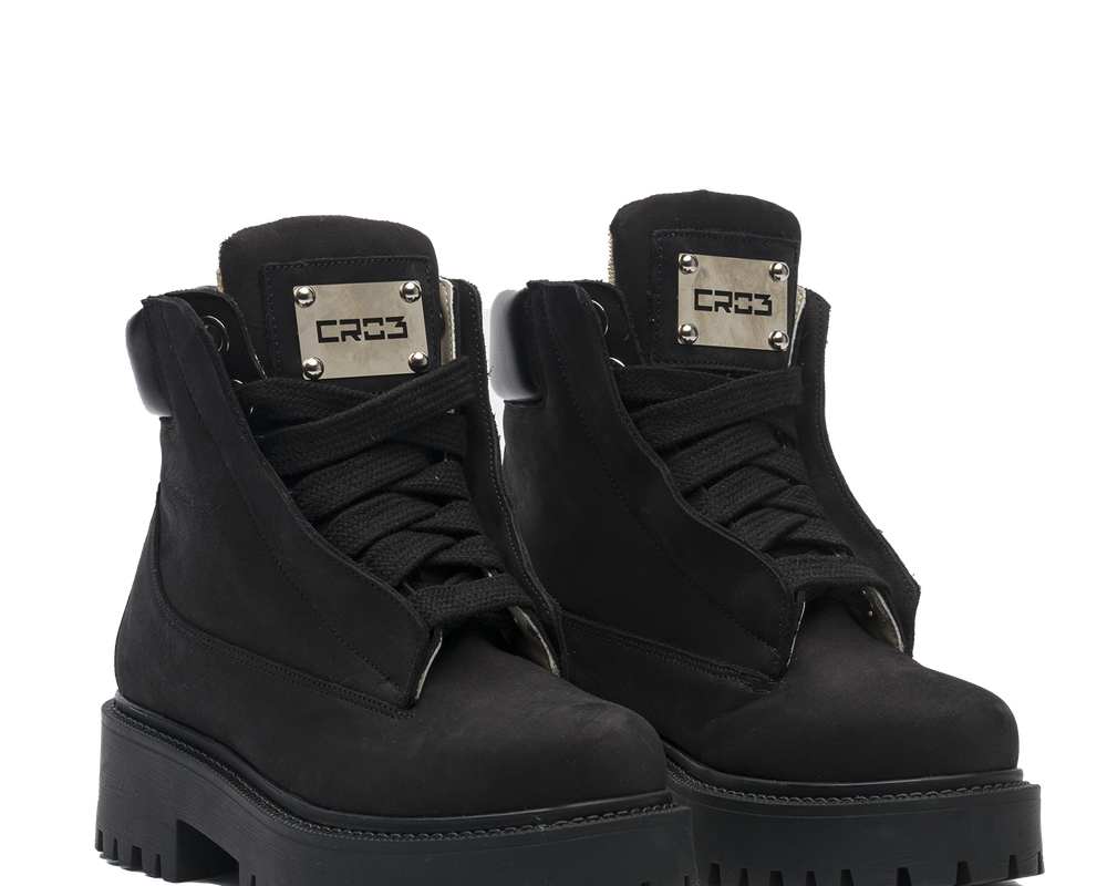 Starboot – Total Black Nabuk-Sneaker-CRISTIANZEROTRE
