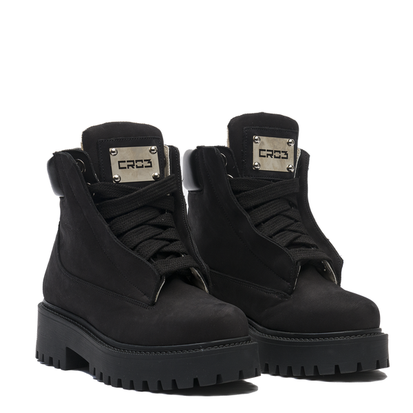 Starboot – Total Black Nabuk-Sneaker-CRISTIANZEROTRE