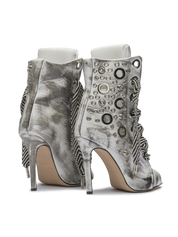 RUSH – Silver Distressed Leather
