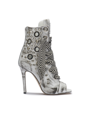 RUSH – Silver Distressed Leather