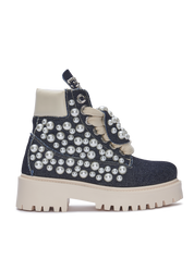 STARBOOT CUSTOM — Denim cu perle