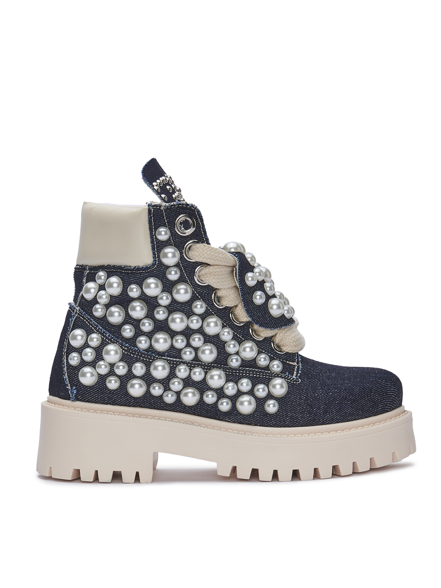 STARBOOT CUSTOM — Denim cu perle