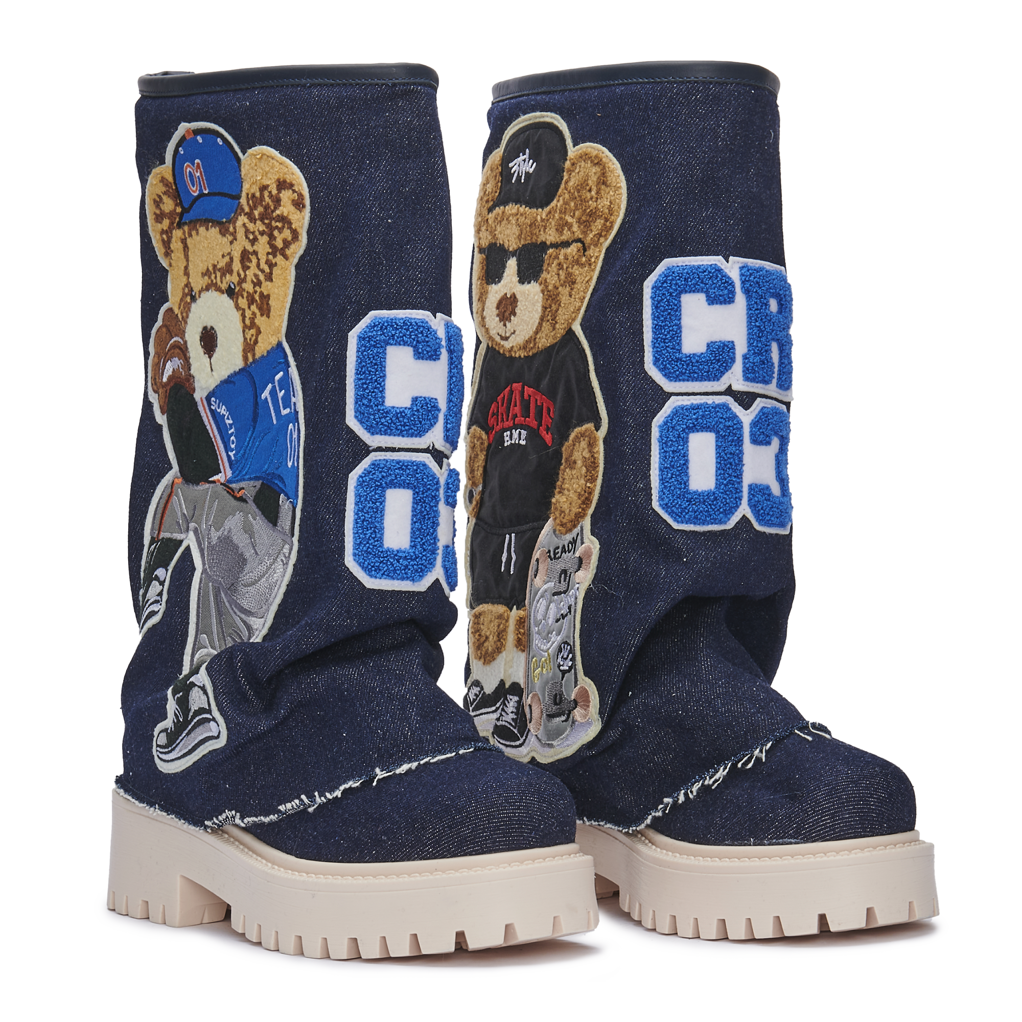CHUNKY – Denim Teddy Patch