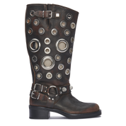SOVEREIGN – Pelle Metallica Vintage Marrone