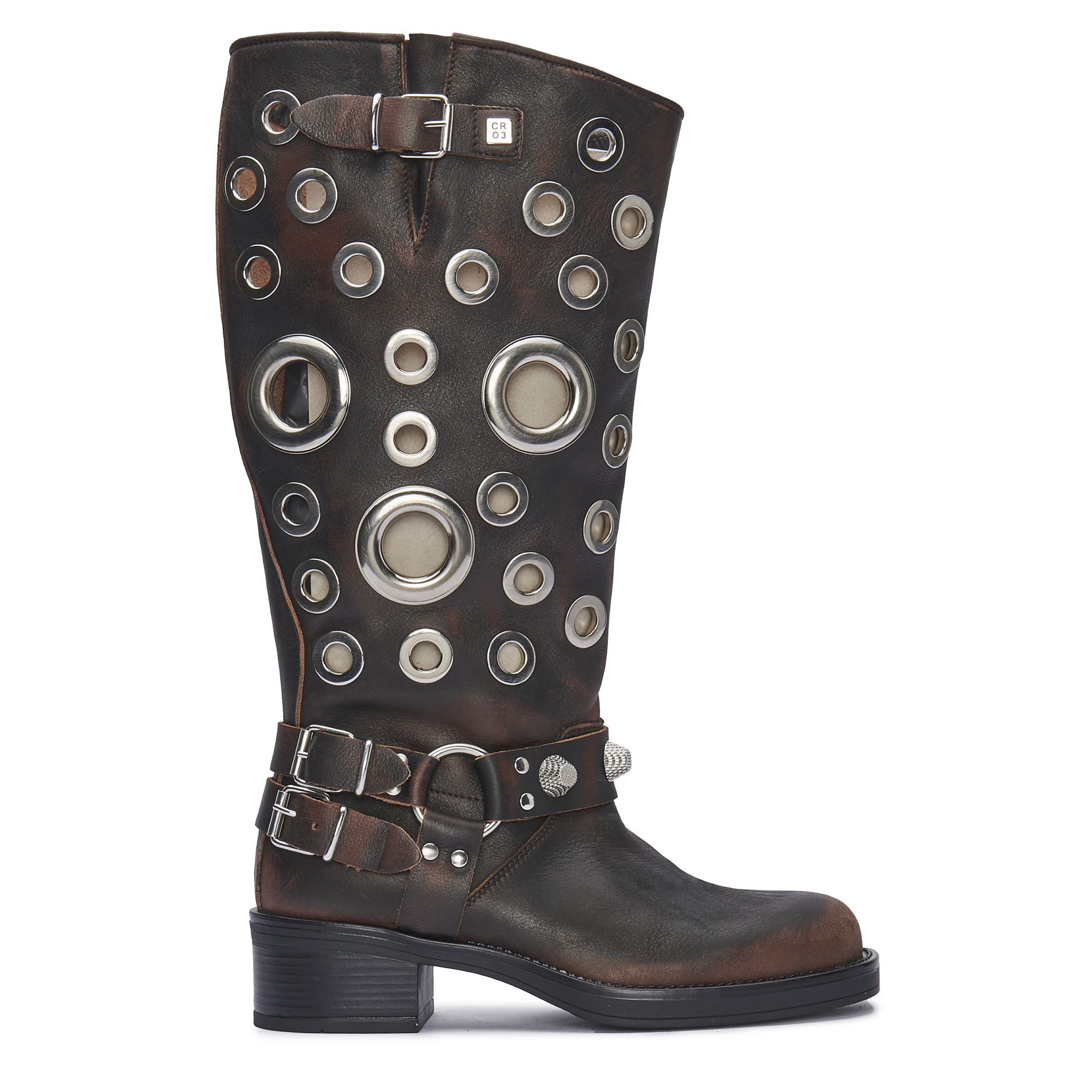 SOVEREIGN – Pelle Metallica Vintage Marrone