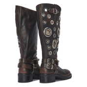 SOVEREIGN – Pelle Metallica Vintage Marrone