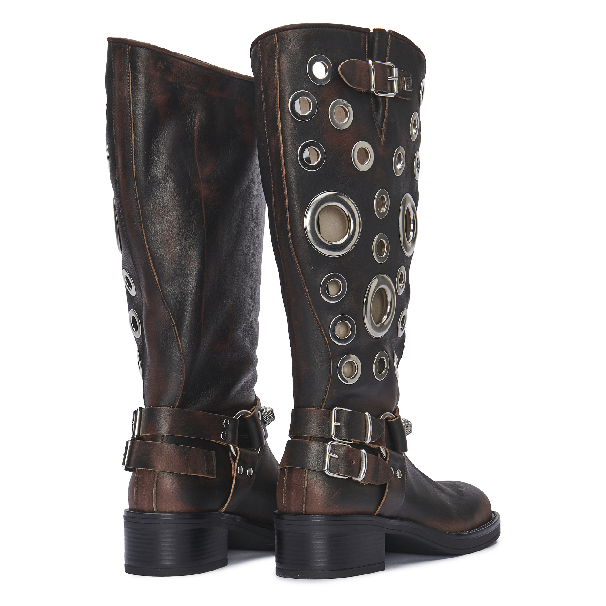 SOVEREIGN – Pelle Metallica Vintage Marrone