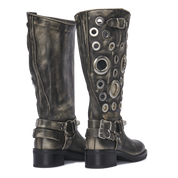 SOVEREIGN – Washed Black Leather