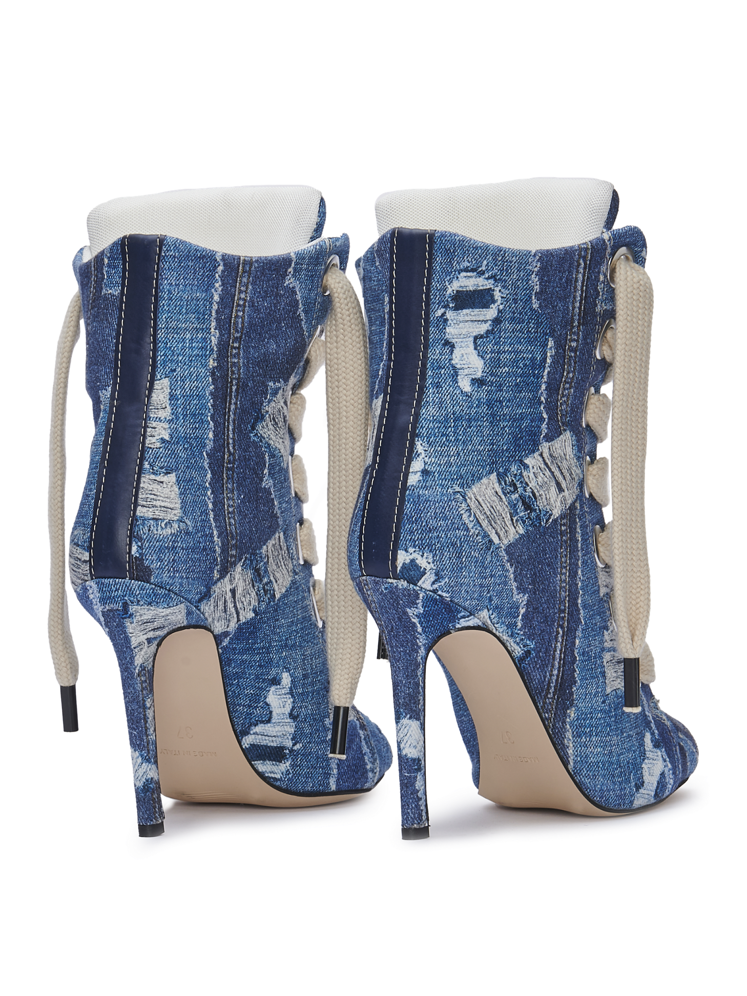 RUSH — Bedruckter Denim im Used-Look