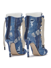 RUSH — Bedruckter Denim im Used-Look