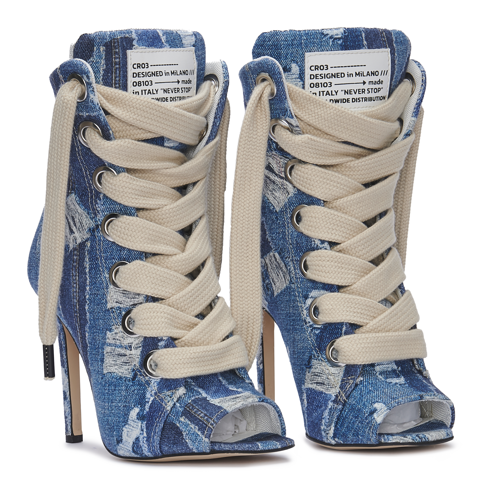 RUSH – Denim Stampato Distressed